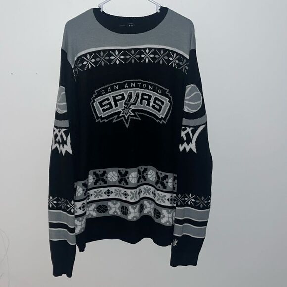 NBA San Antonio Spurs Christmas Sweater, size XXL - Picture 1 of 3